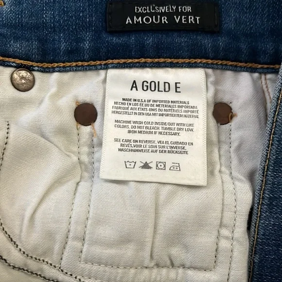 Agolde Amour Vert Sophie Jeans Size 29 - Picture 8 of 10